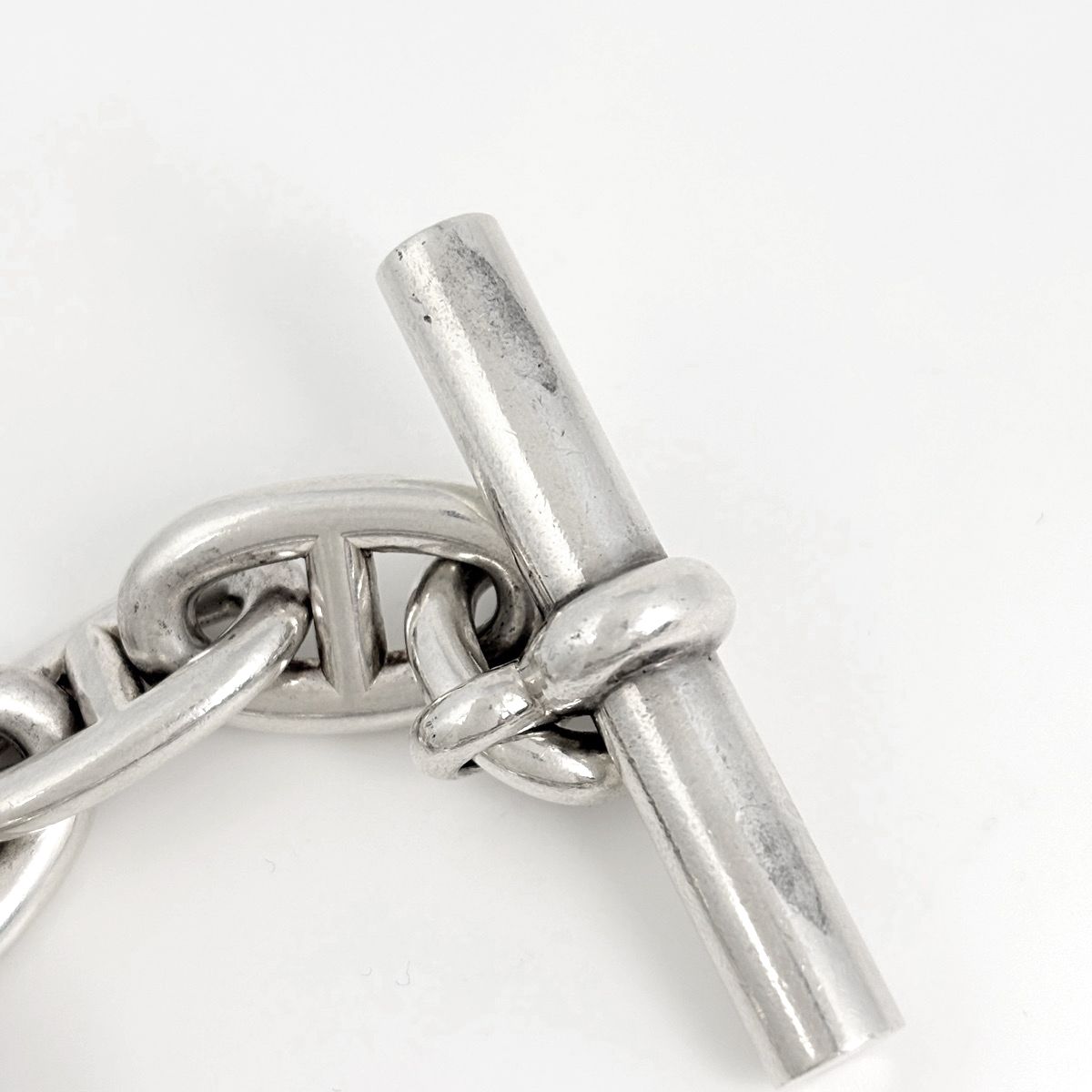 Hermes Chaine D'ancre TGM 12 Links Bracelet 925 Sterling Silver — view 4