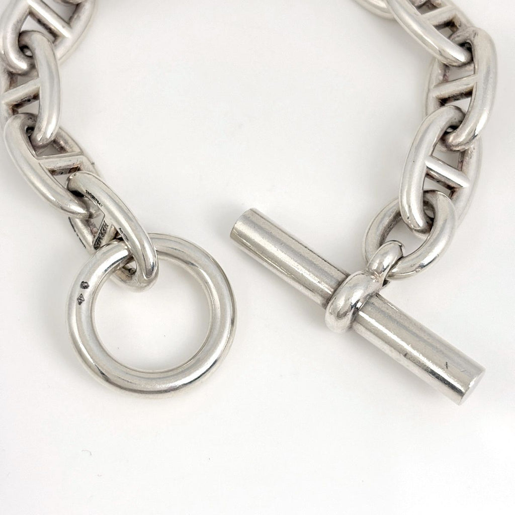 Hermes Chaine D'ancre TGM 12 Links Bracelet 925 Sterling Silver — view 2