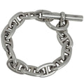 Hermes Chaine D'ancre TGM 12 Links Bracelet 925 Sterling Silver