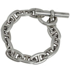 Hermes Chaine D'ancre TGM 12 Links Bracelet 925 Sterling Silver