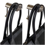 Gucci GG Canvas Tote Leather Black Shoulder Handbag — view 6