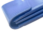 Louis Vuitton Epi Wallet Portefeuille Sarah Indigo Blue — view 4