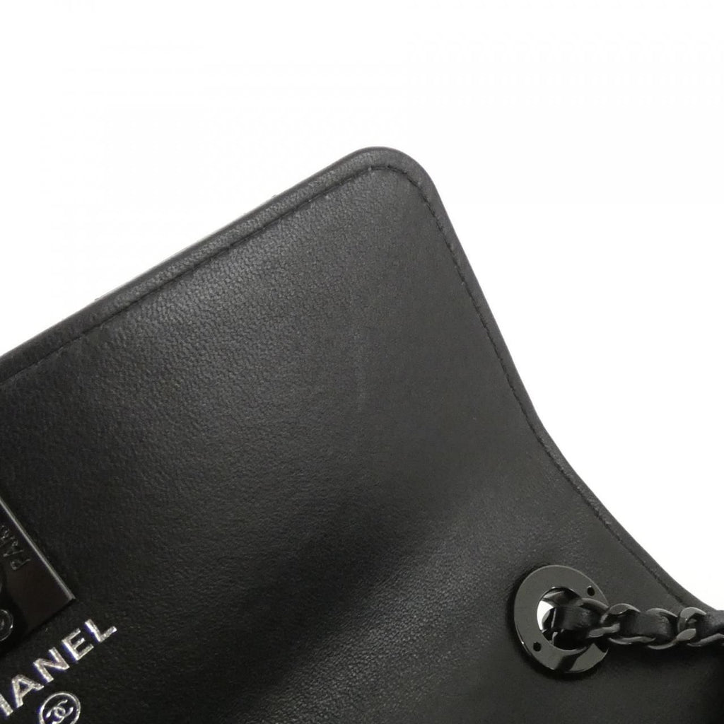Chanel Chain Clutch Black — view 9