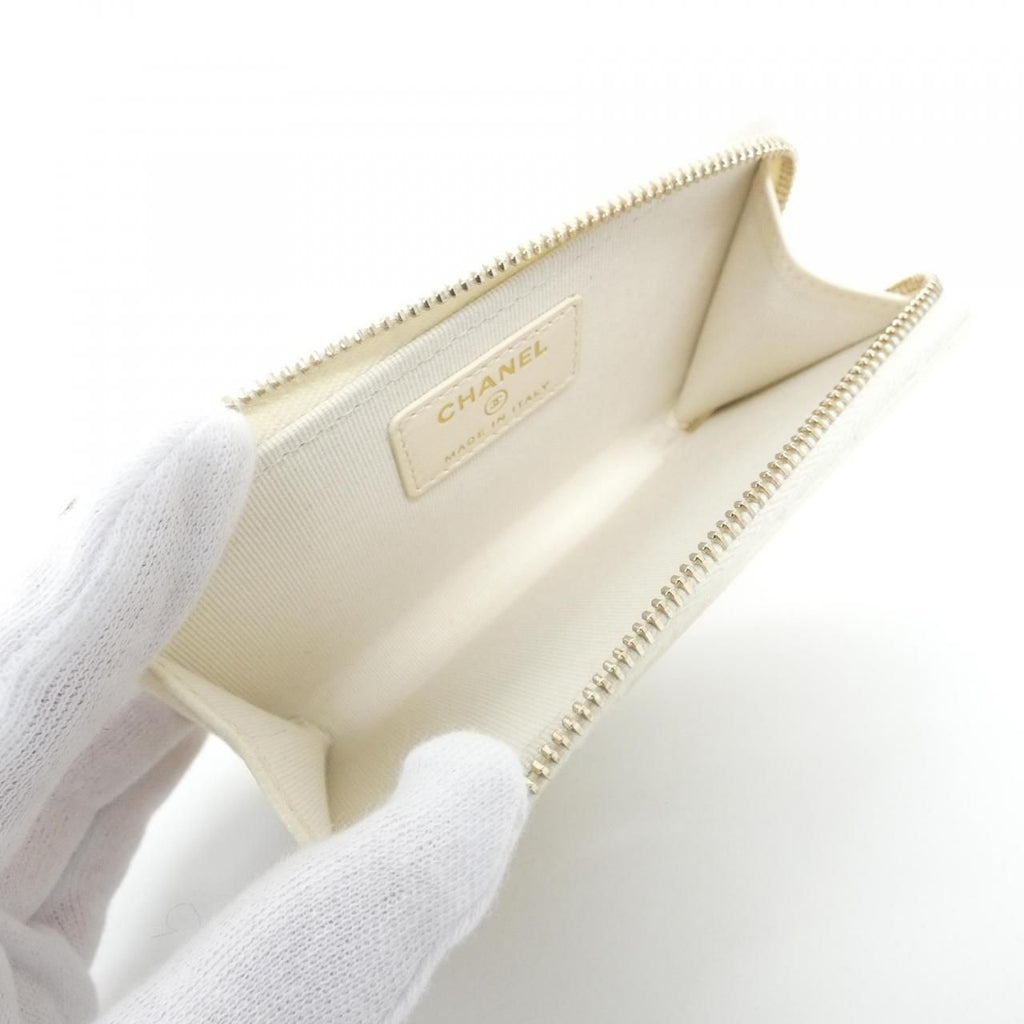 Chanel Card Case Card Holders Ivory — view 7