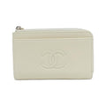 Chanel Card Case Card Holders Ivory