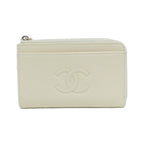 Chanel Card Case Card Holders Ivory
