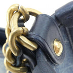 Chanel Shoulder Bag Blue — view 4