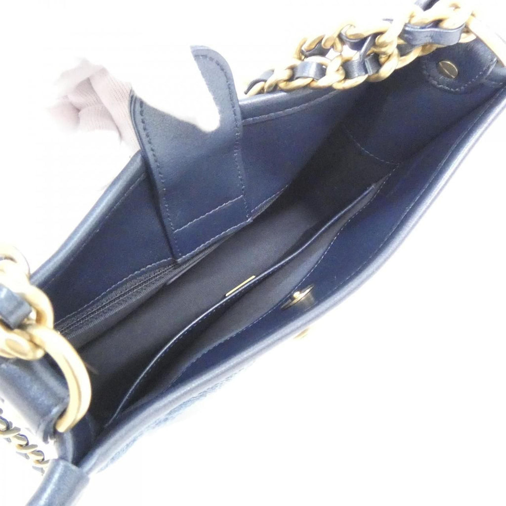 Chanel Shoulder Bag Blue — view 7