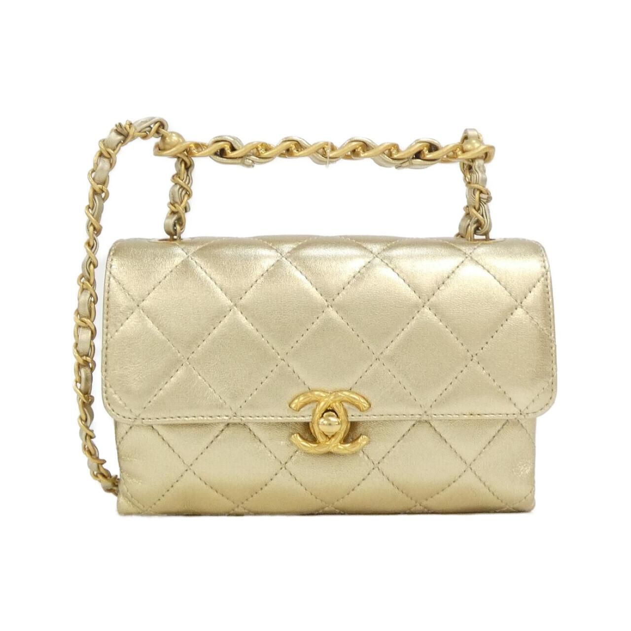 Chanel Bag Handbag Gold