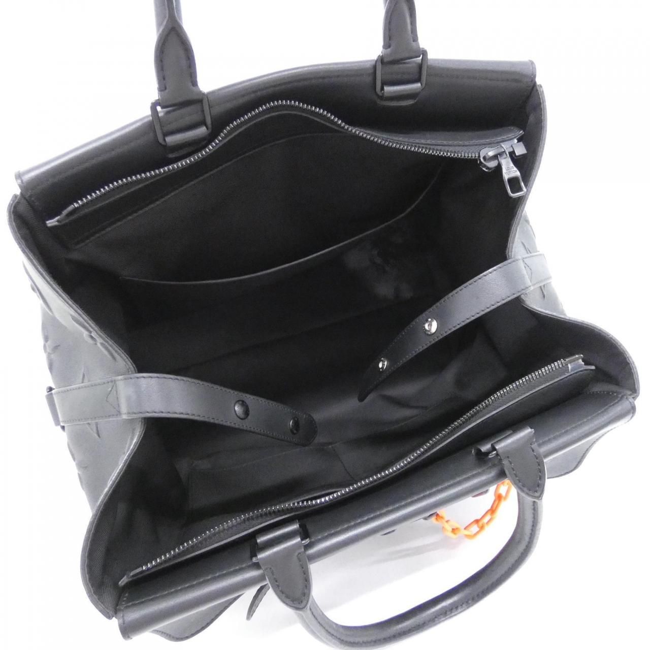 Louis Vuitton Monogram Seal Steamer Tote — view 8