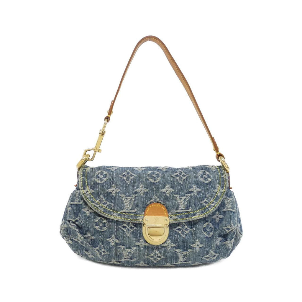 Louis Vuitton Monogram Denim Mini Pleaty Shoulder