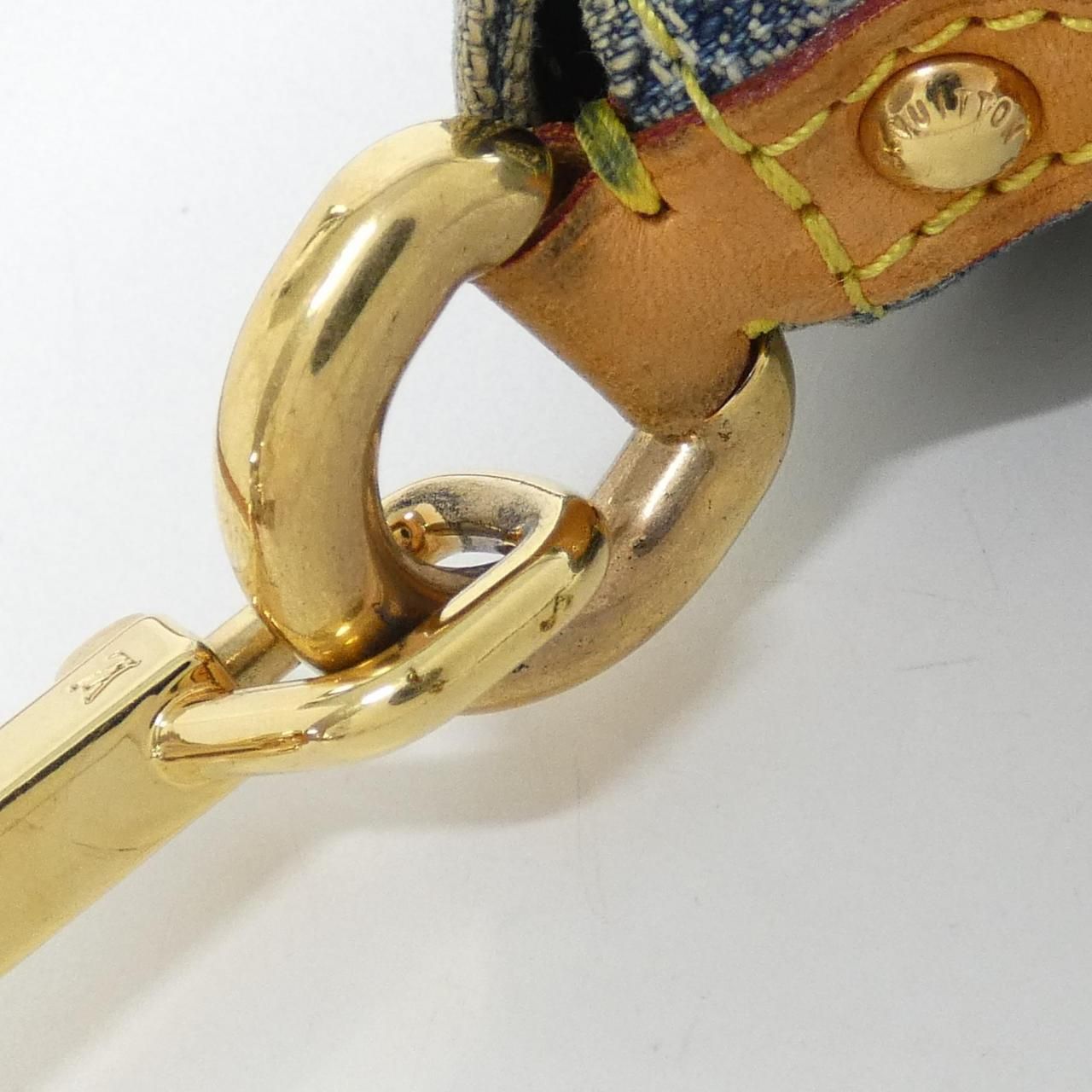 Louis Vuitton Monogram Denim Mini Pleaty Shoulder — view 5
