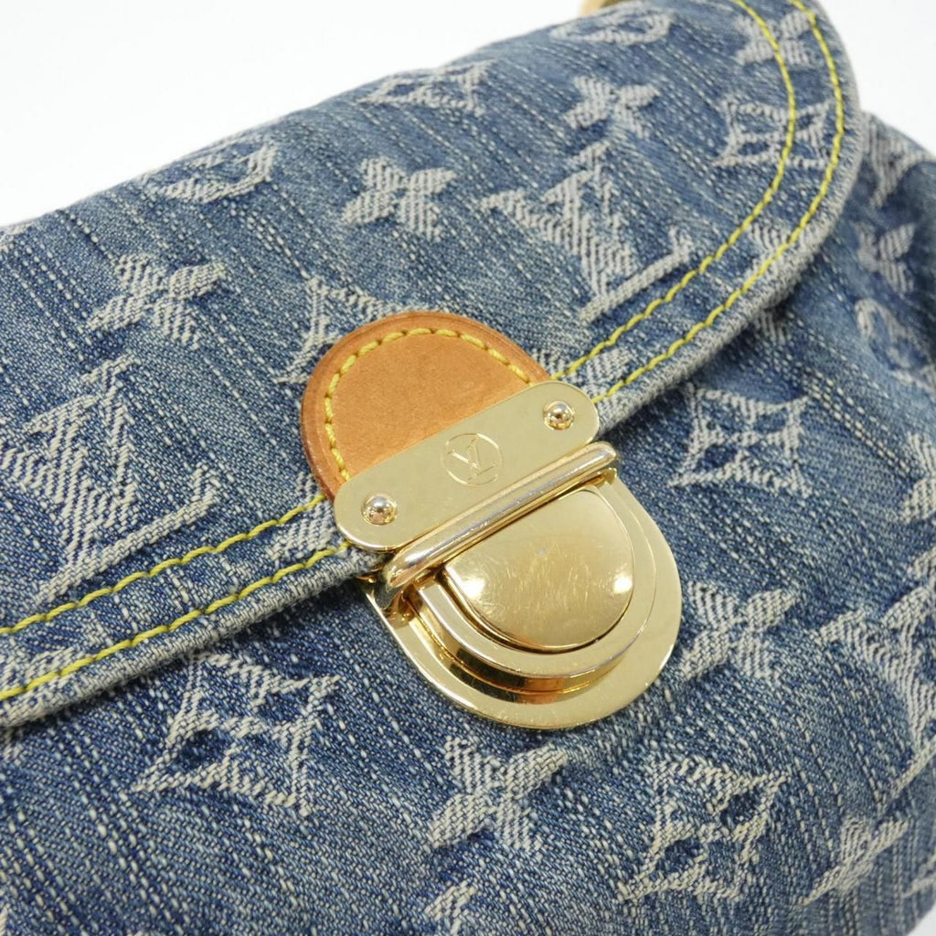 Louis Vuitton Monogram Denim Mini Pleaty Shoulder — view 4
