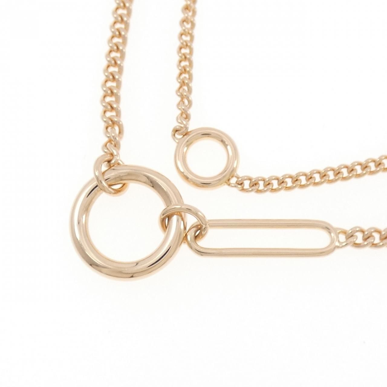 Hermes Echappe Necklace Gold — view 3
