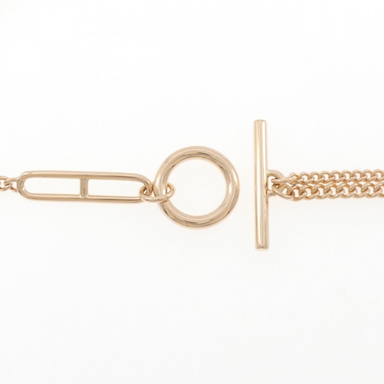 Hermes Echappe Necklace Gold — view 4