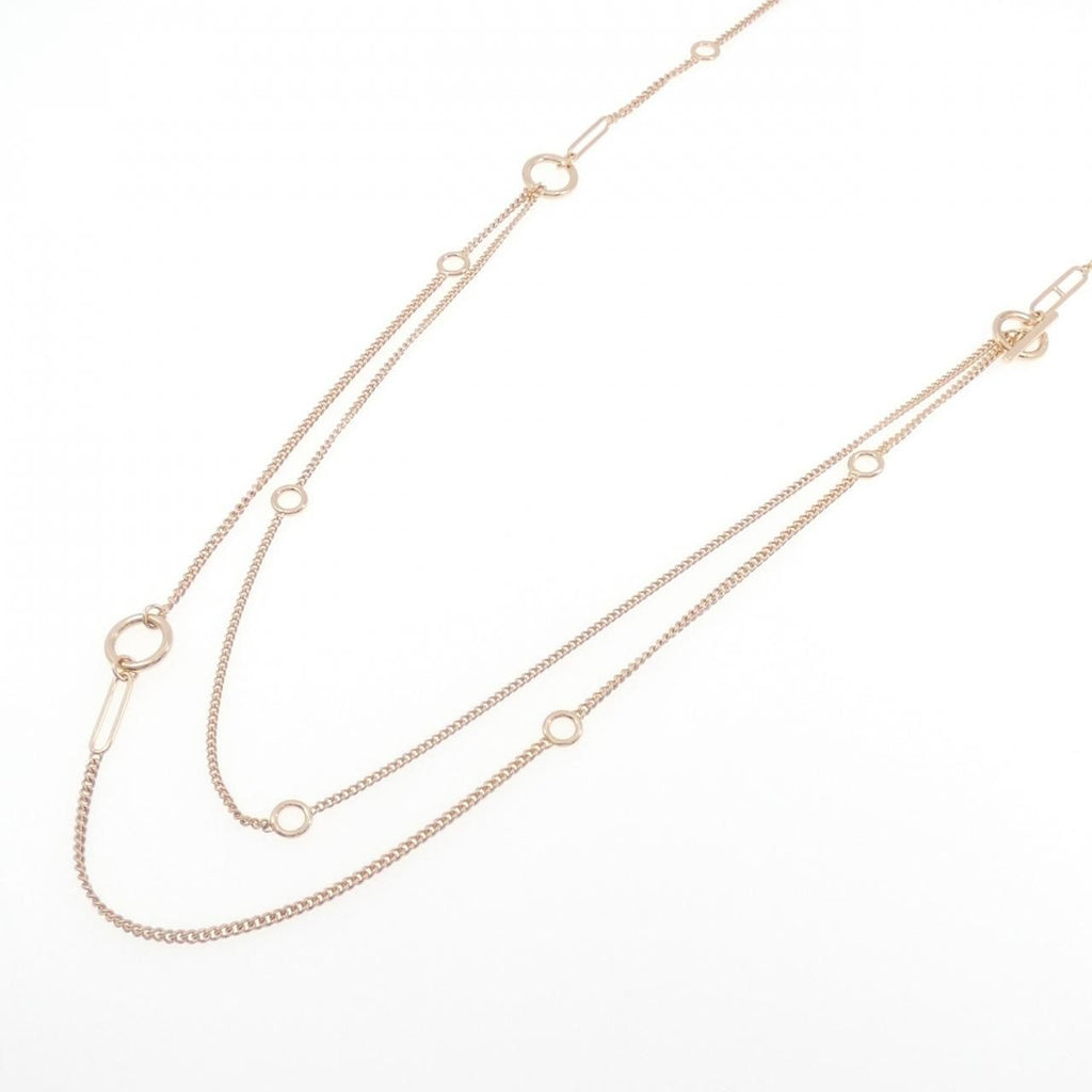 Hermes Echappe Necklace Gold — view 2