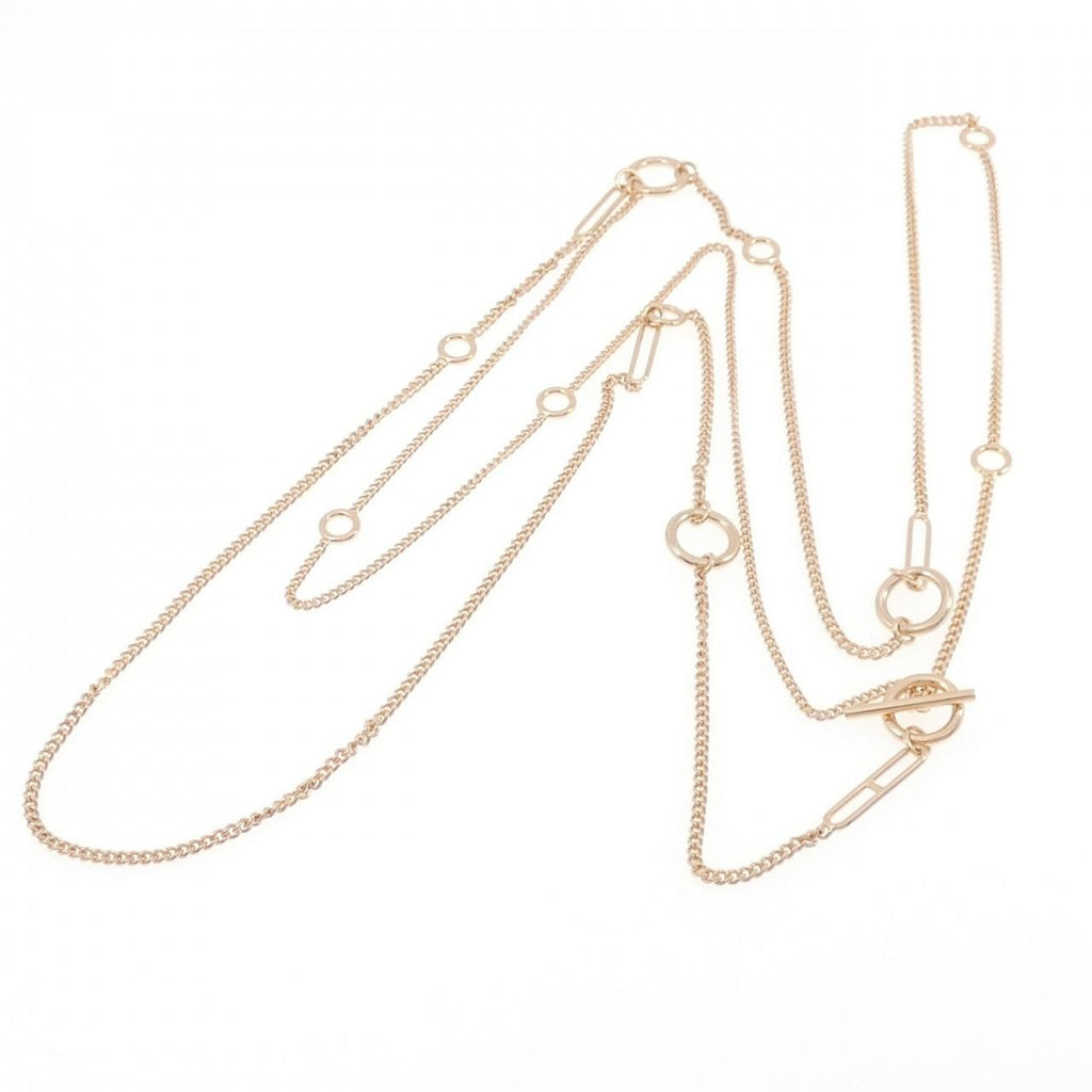 Hermes Echappe Necklace Gold — view 5