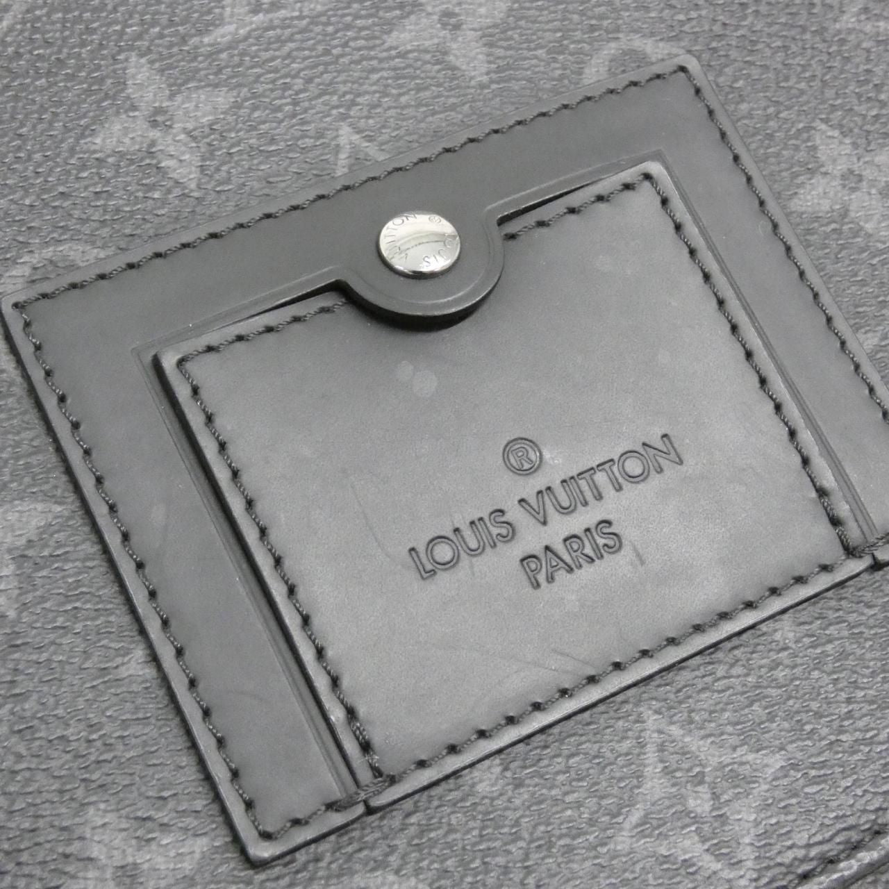 Louis Vuitton Monogram Eclipse Messenger Voyage MM Shoulder — view 5