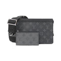 Louis Vuitton Monogram Eclipse Reverse Gaston Wearable Wallet Shoulder