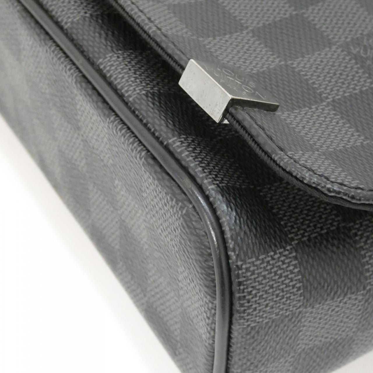 Louis Vuitton Damier Graphite District PM Shoulder — view 3