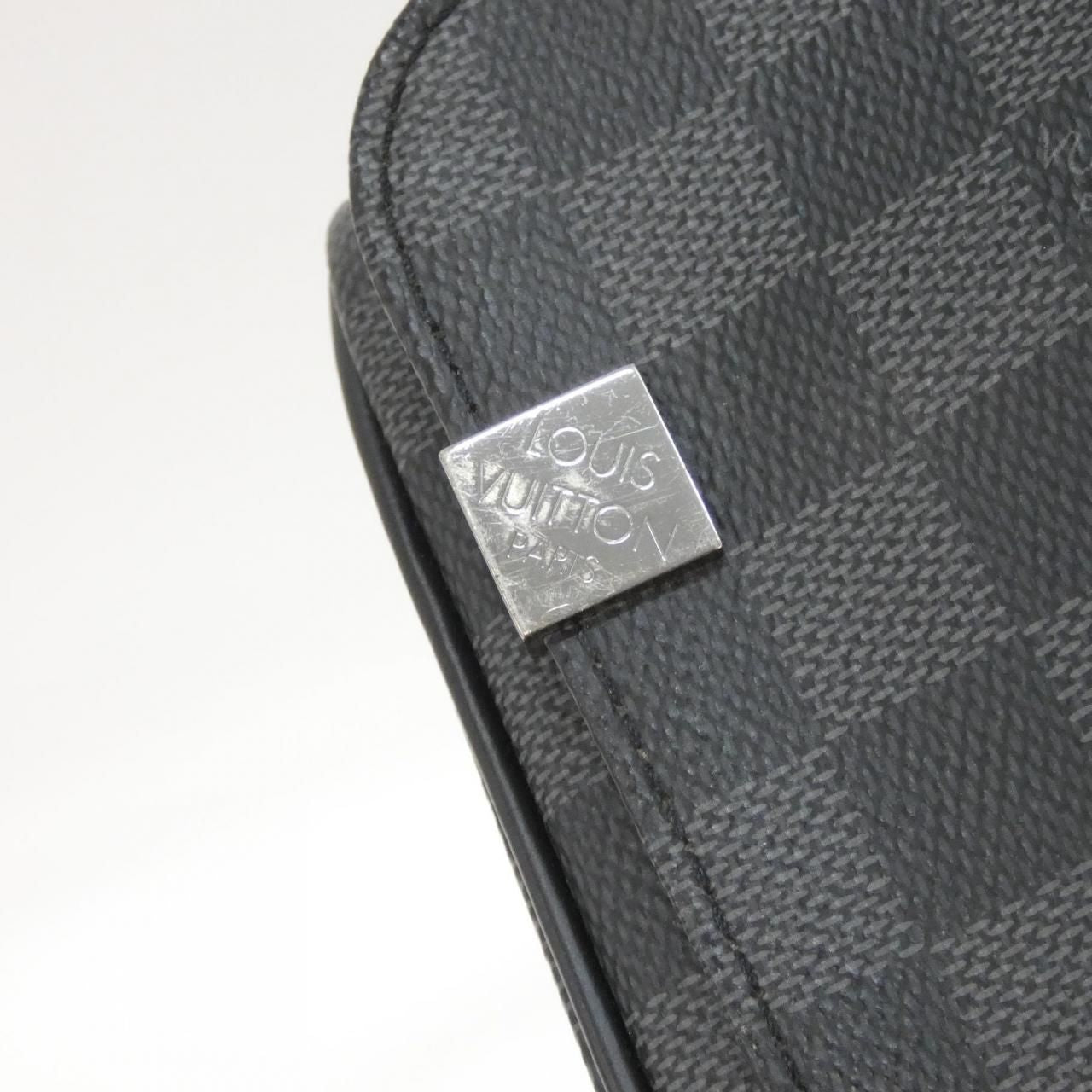 Louis Vuitton Damier Graphite District PM Shoulder — view 4
