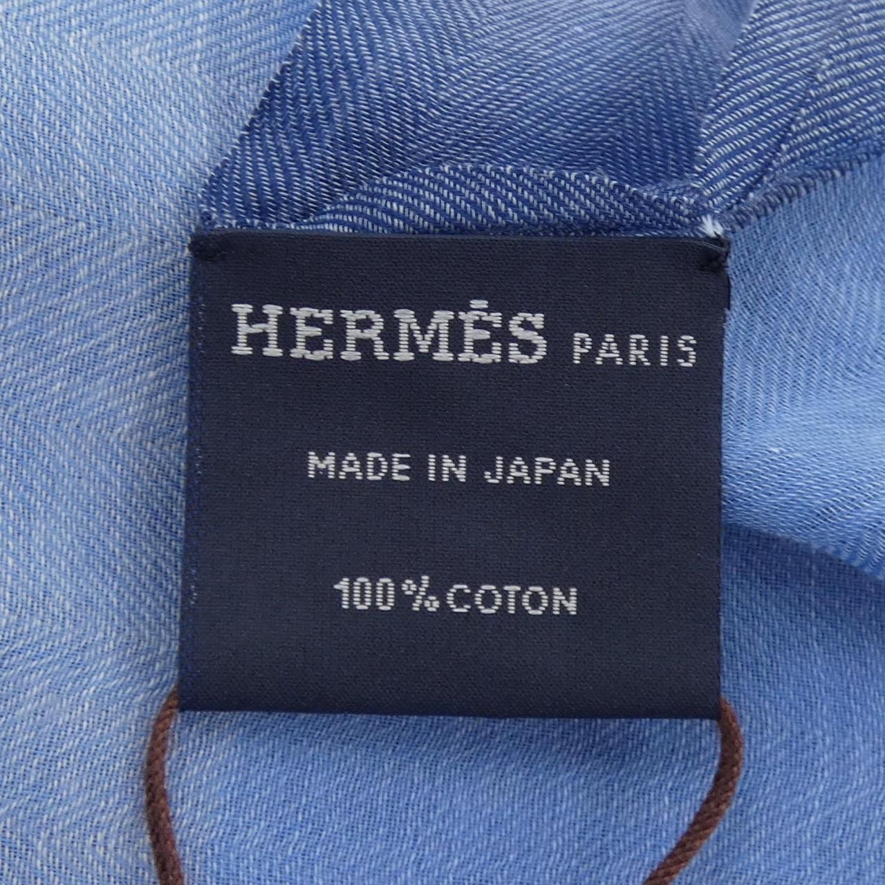 Hermes Stole Scarf White — view 3