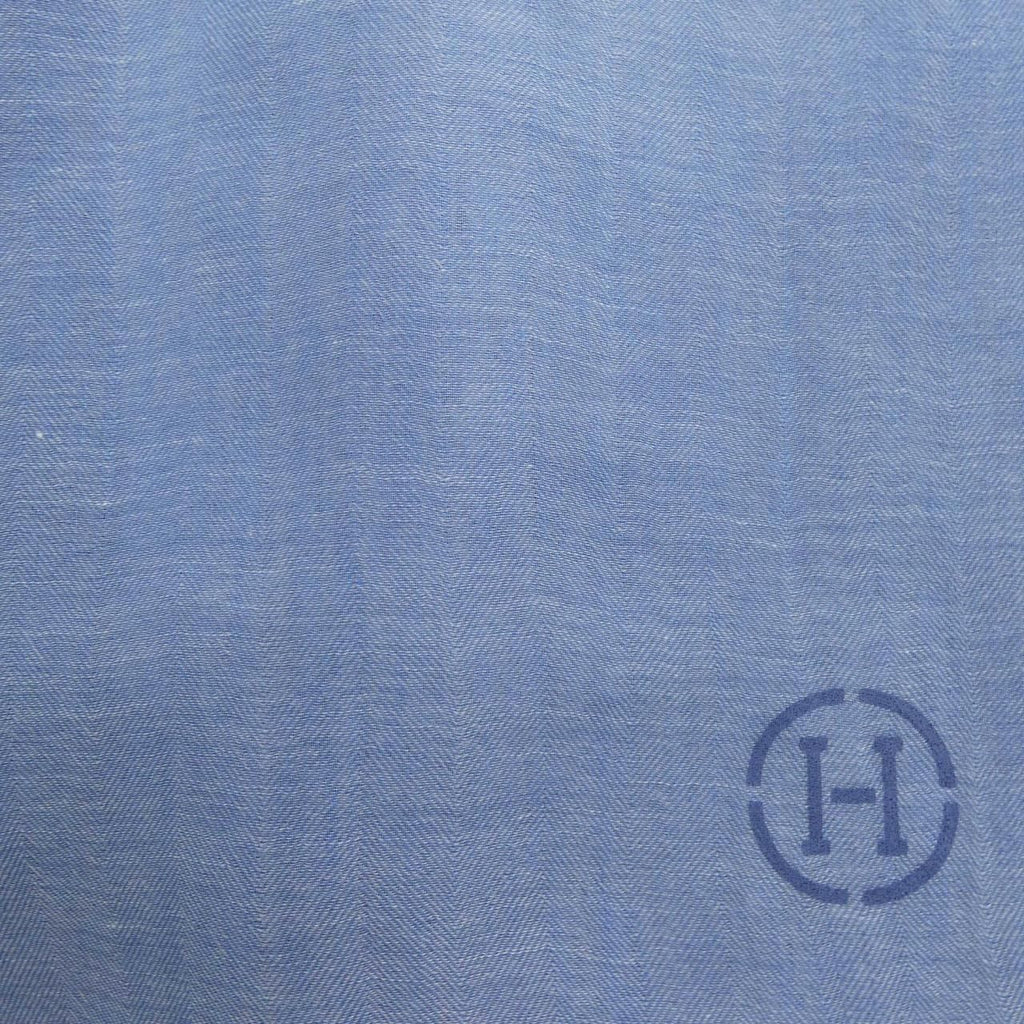 Hermes Stole Scarf White — view 4