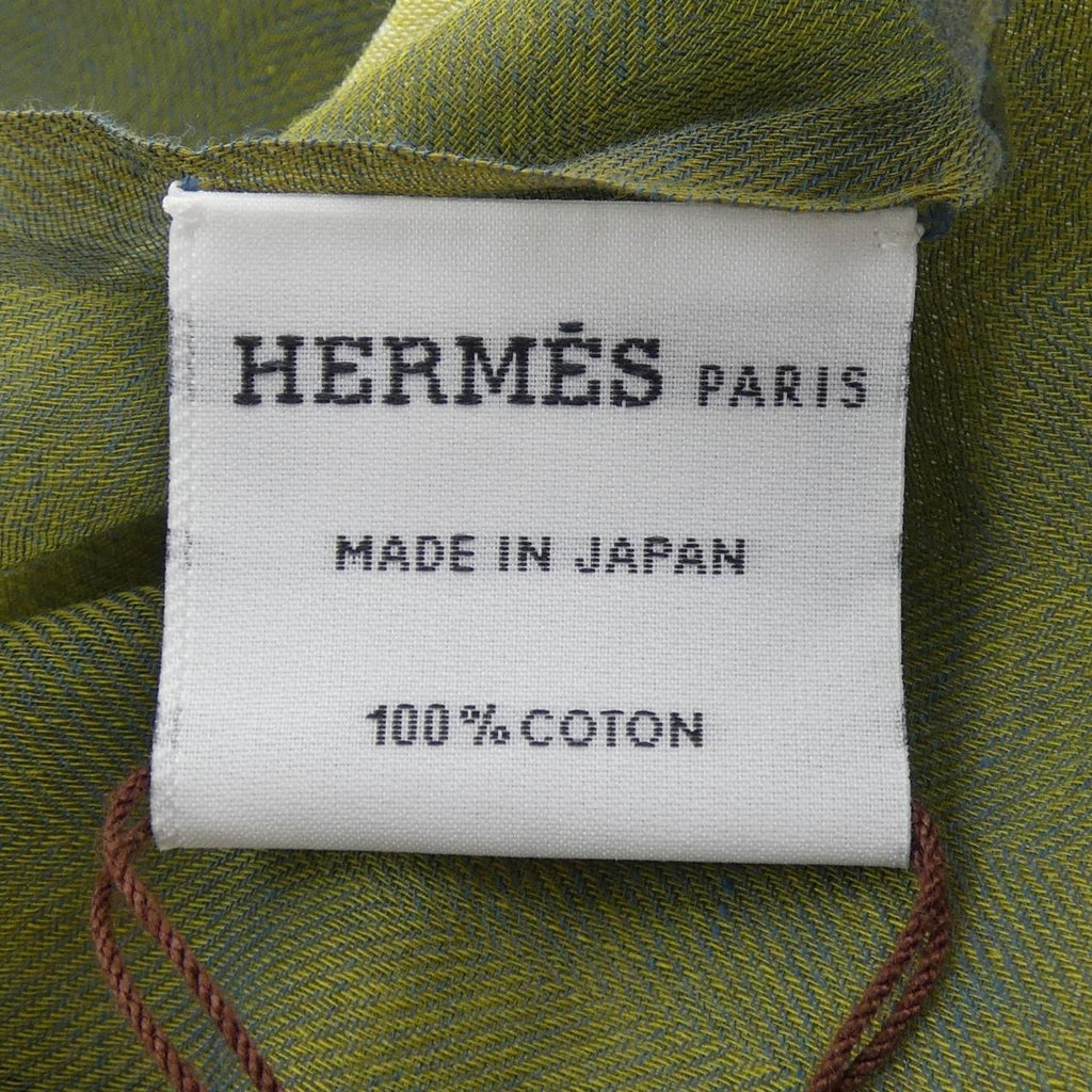 Hermes Stole Scarf Yellow — view 3