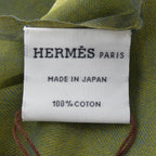 Hermes Stole Scarf Yellow — view 3