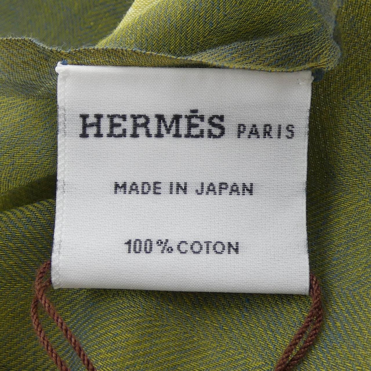 Hermes Stole Scarf Yellow — view 3