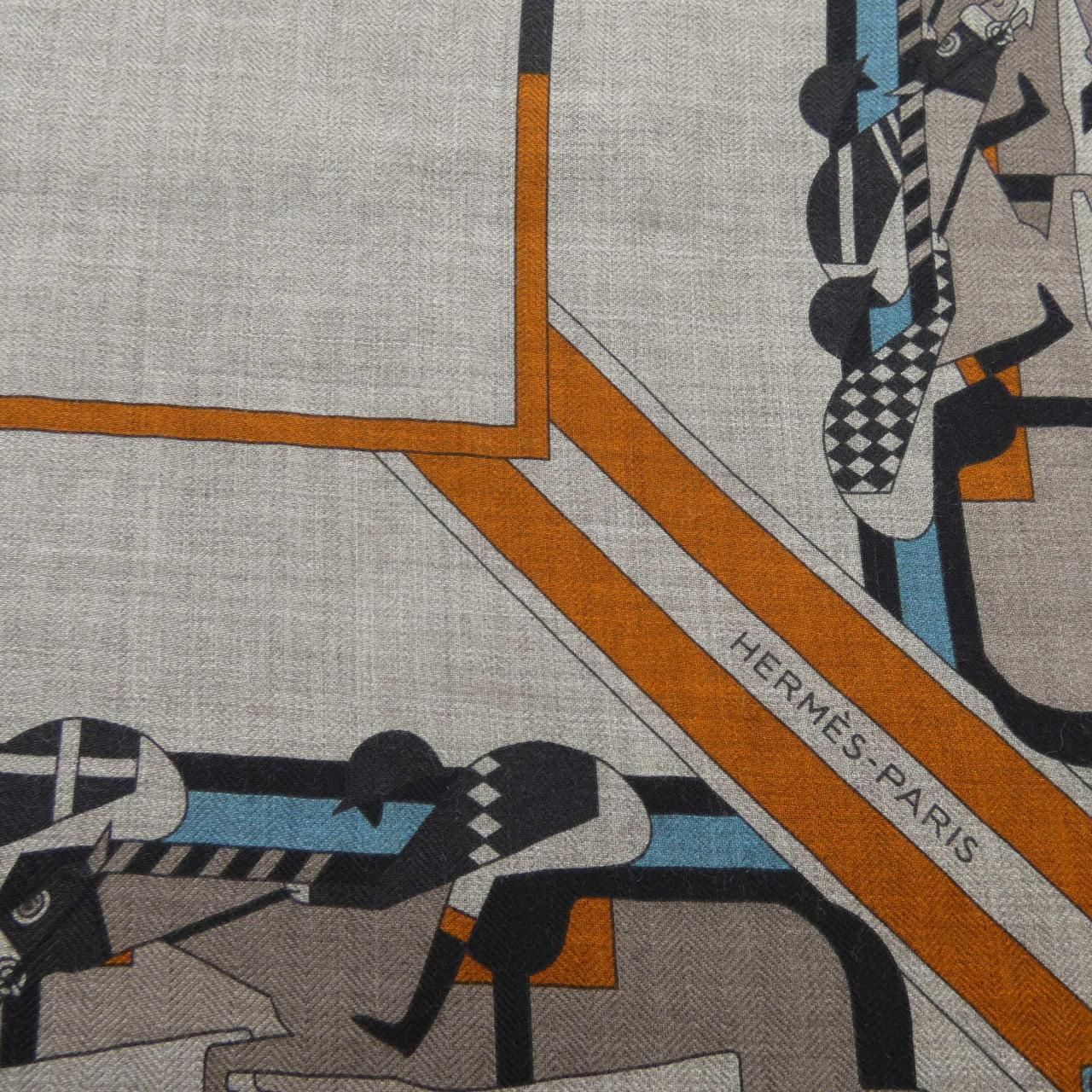 Hermes Stole Scarf Brown — view 4