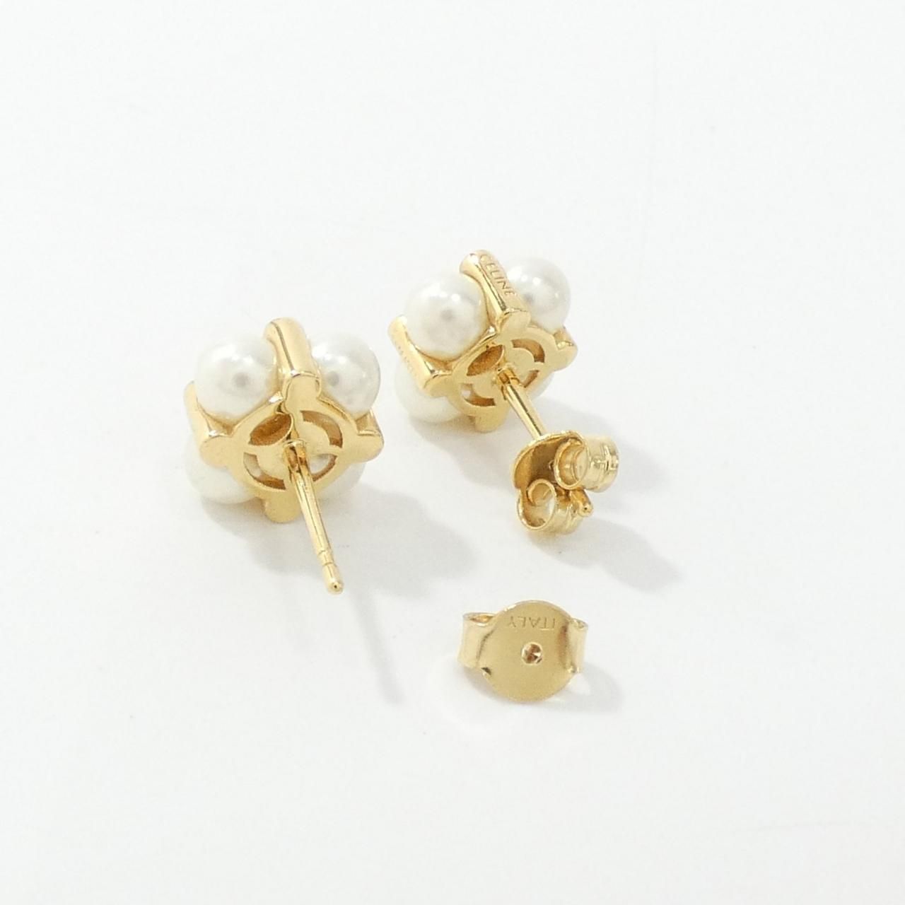 Celine Earrings Gold — view 3