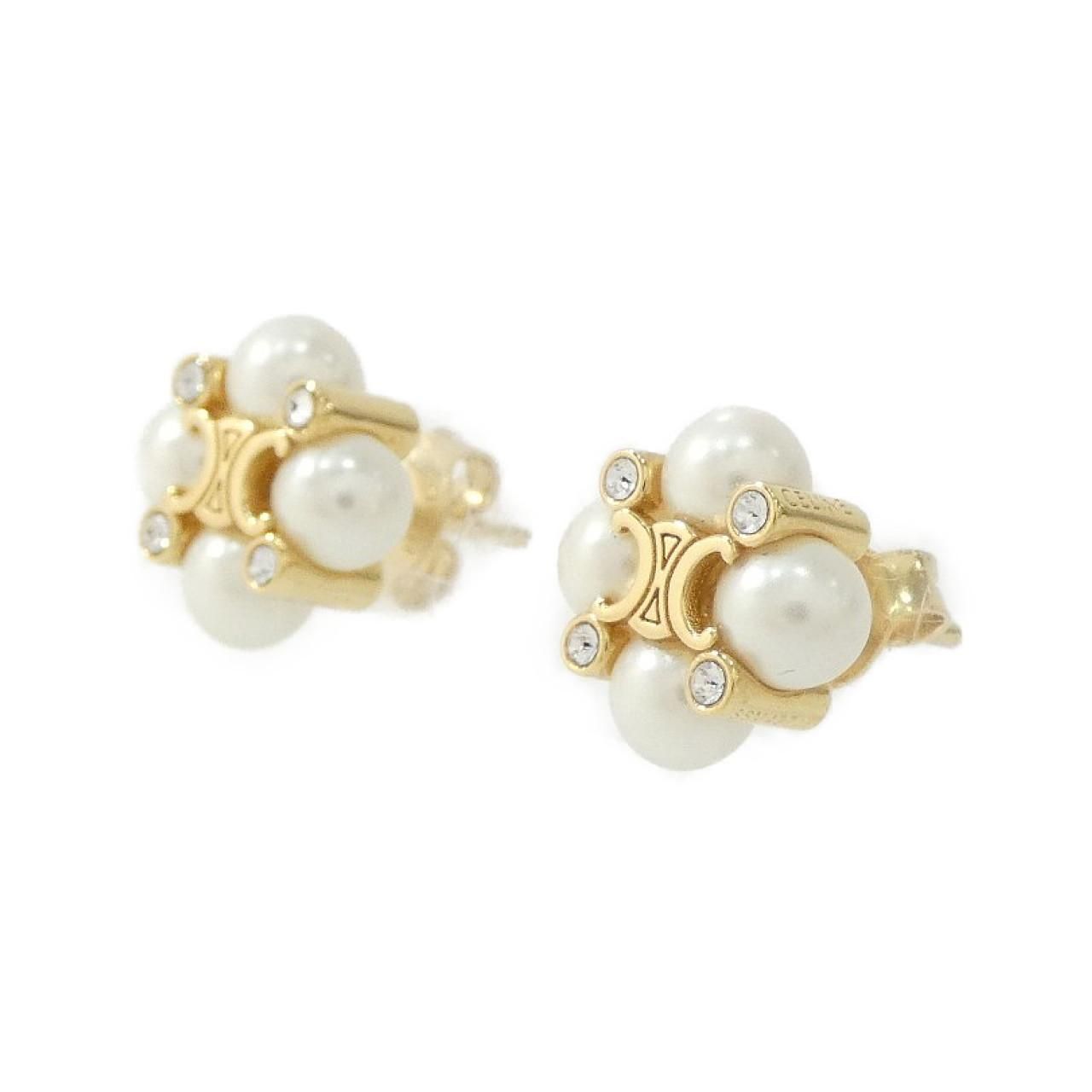 Celine Earrings Gold — view 2