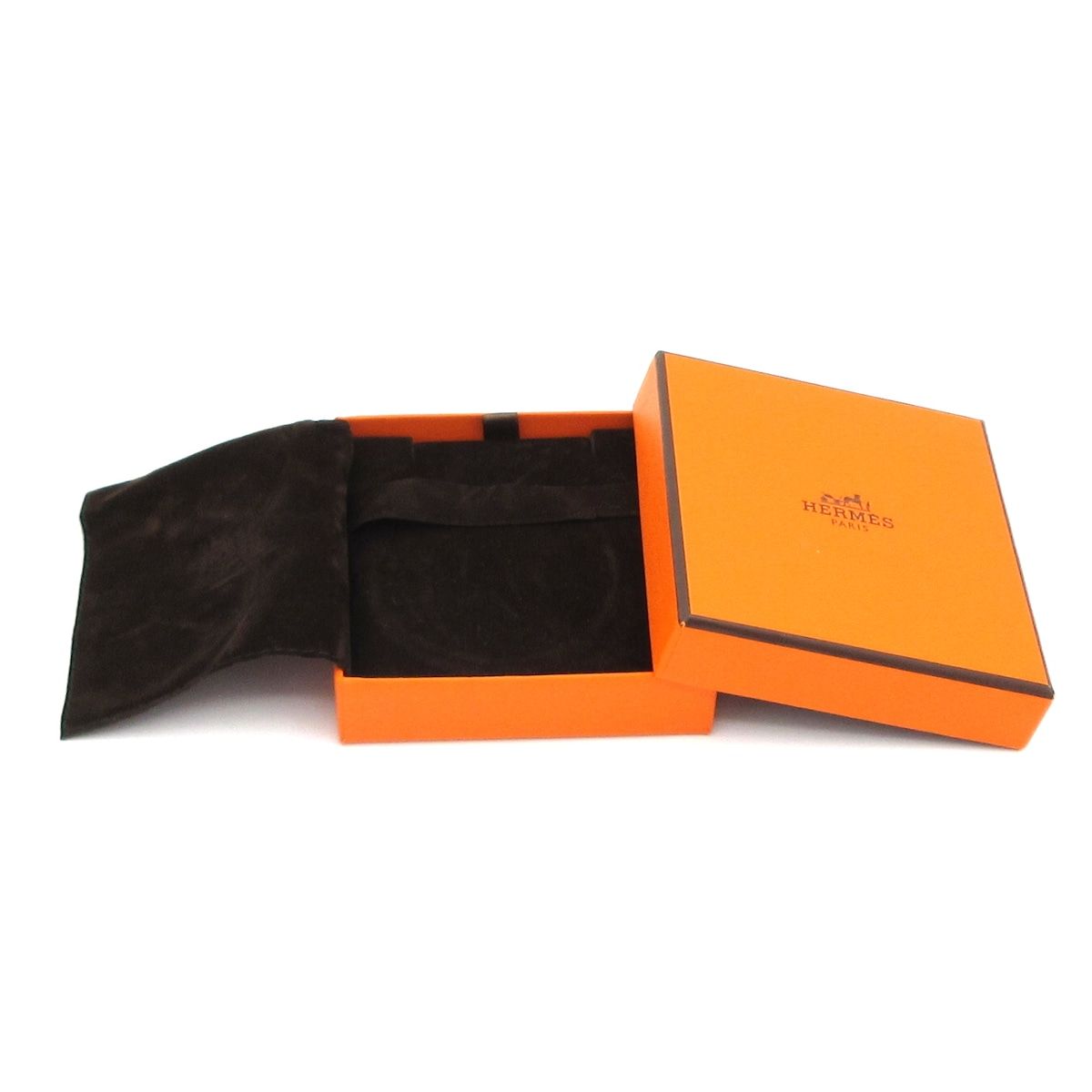Hermes Necklace Loop Grand Leather Black Gold — view 6