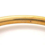 Hermes Necklace Loop Grand Leather Black Gold — view 5