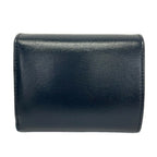 Celine Trifold Wallet Small Flap Triomphe Navy Leather — view 2