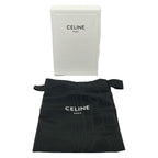 Celine Trifold Wallet Small Flap Triomphe Navy Leather — view 7