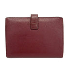 Celine Bifold Wallet Strap Bordeaux Leather — view 2
