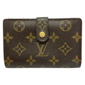 Louis Vuitton Bifold Wallet Monogram Porte Monet Viet Viennois Leather
