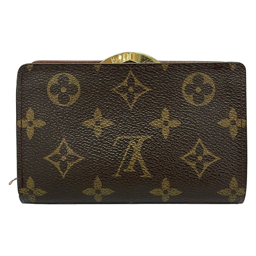 Louis Vuitton Bifold Wallet Monogram Porte Monet Viet Viennois Leather — view 2