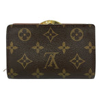 Louis Vuitton Bifold Wallet Monogram Porte Monet Viet Viennois Leather — view 2