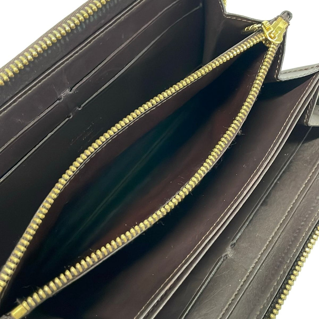 Louis Vuitton Wallet Monogram Vernis Zippy Amarante Leather — view 4