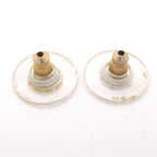 Chanel Earrings CC Logo Gold Black Star — view 6
