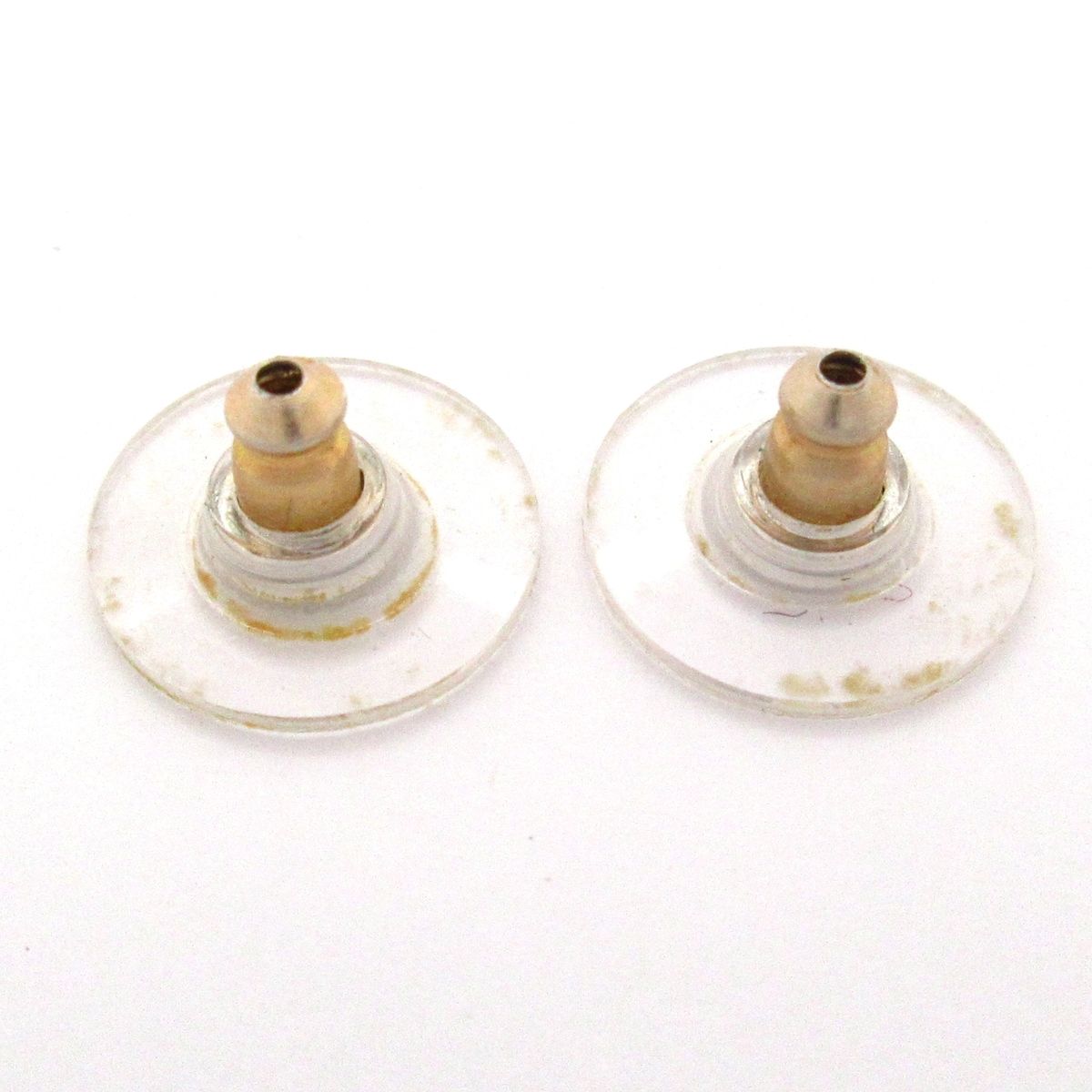 Chanel Earrings CC Logo Gold Black Star — view 6