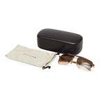 Louis Vuitton Attitude Sunglasses Brown Gold Plated Eyewear