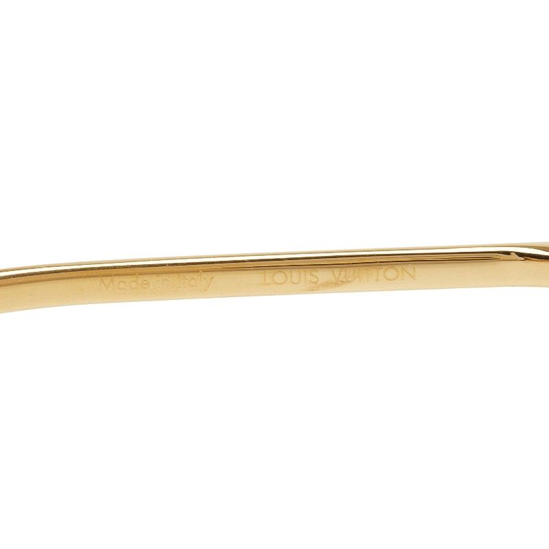Louis Vuitton Attitude Sunglasses Brown Gold Plated Eyewear