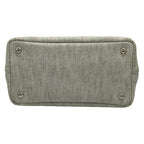 Prada Tote Canapa Grommet Bianco — view 5