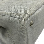 Prada Tote Canapa Grommet Bianco — view 6