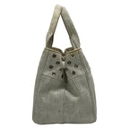Prada Tote Canapa Grommet Bianco — view 4