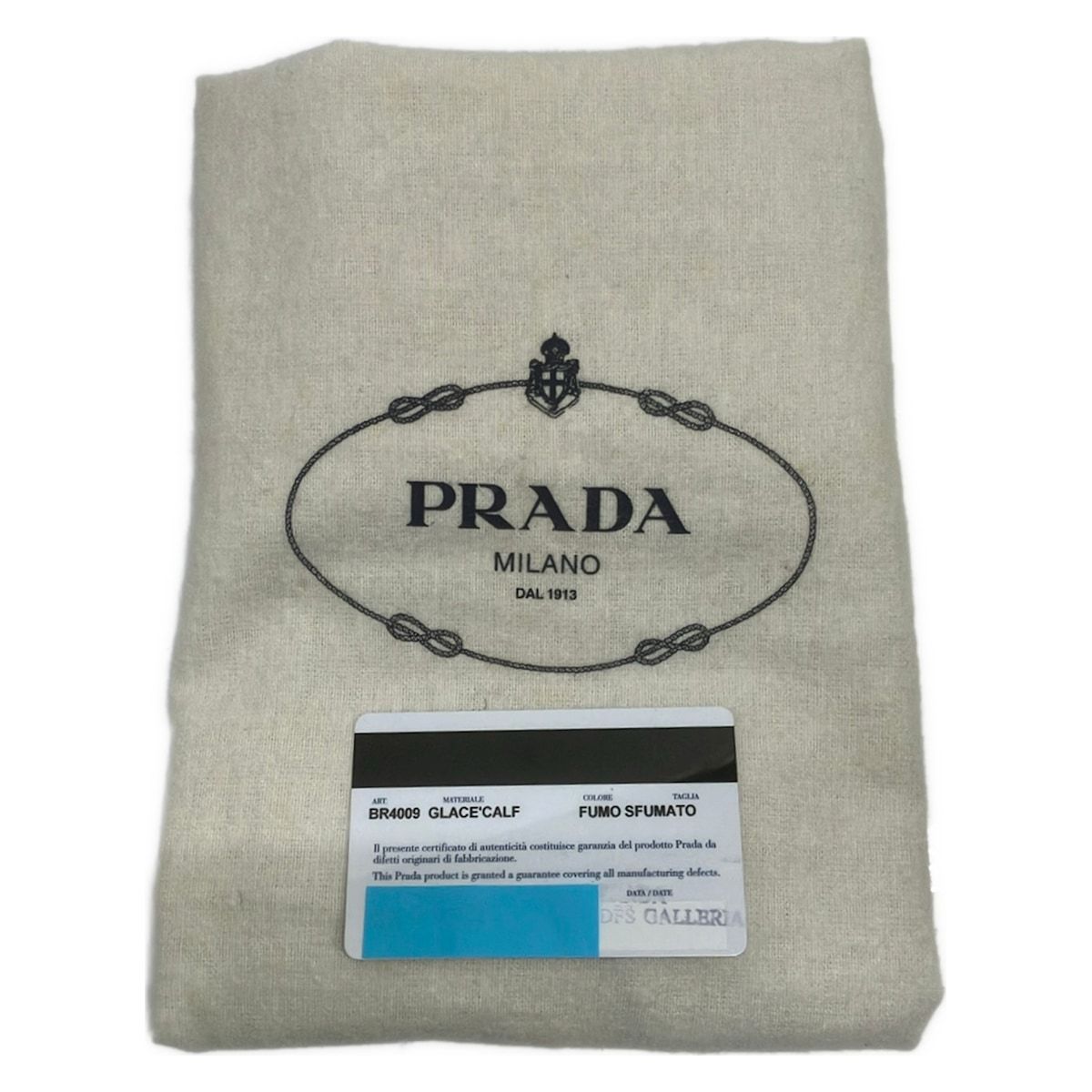Prada Tote Humorous Fumato Leather Tag Gradation — view 8